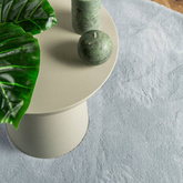 vidaXL Dywan HUARTE z krótkim włosiem, niebieski, Ø 200 cm