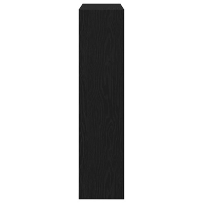 Szafka na buty z półką z drzwiami Czarny Dąb 80 x 21 x 87,5 cm