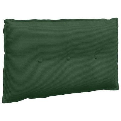 Poduszka na plecy Zielony dżungli 80 x 50 cm Tkanina sztruksowa