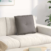 Poduszka na plecy Ciemnoszary 50 x 19 x 45 cm tkanina