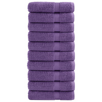 Ręczniki premium SOLUND 10 szt. fioletowe, 70x140 cm, 600 g/cm?
