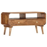 vidaXL Szafka pod TV, 90 x 35 x 47 cm, lite drewno mango