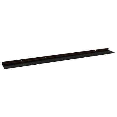 Uszczelki z szczotką do drzwi na zatrzask 12 szt. 100 cm