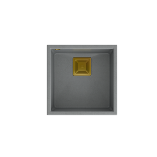 DAVID 40 GraniteQ silver stone/elementy złote