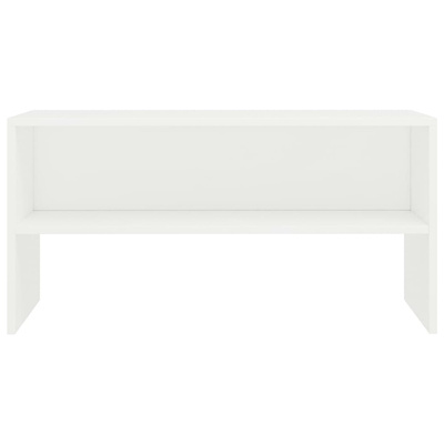 vidaXL Szafka pod TV, biała, 80x40x40 cm, materiał drewnopochodny