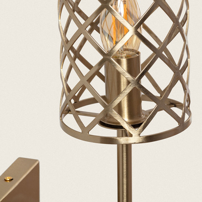 Kinkiet ścienny złoty E27 Abruzzo Gambit