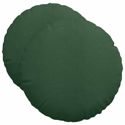 Poduszki na siedziska 2 pcs Ciemna zieleń ?50 x 19 cm