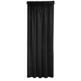 Zasłona Pier czarna 140x270