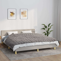 vidaXL Koc obciążeniowy, szary, 155x220 cm, 7 kg, tkanina