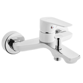Bateria wannowa Dokos biały/chrom  Invena