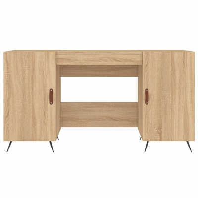 vidaXL Biurko, dąb sonoma, 140x50x75 cm, materiał drewnopochodny