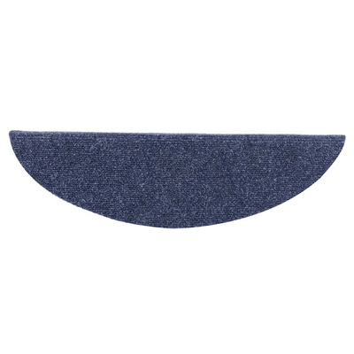 Maty na schody samoprzylepne 10 szt. 56x17x3 cm niebieskie półokrągłe