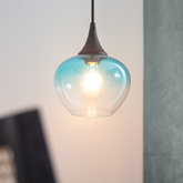 Lampa Wisząca szklana Kielich E27 Abruzzo BlueSky