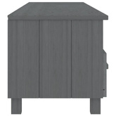 vidaXL Szafka pod TV HAMAR, ciemnoszara, 158x40x40 cm, drewno sosnowe