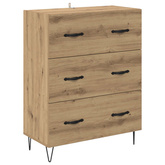 Highboard 2 szt. Dąb rzemieślniczy 69,5 x 34 x 180 cm