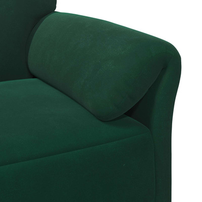 Sofa dwuosobowa Ciemnozielony 158 x 83 x 95 cm Welur