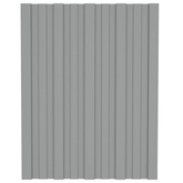 Panel dachowy 36 pcs Szary 60 x 45 cm Stal galwanizowana