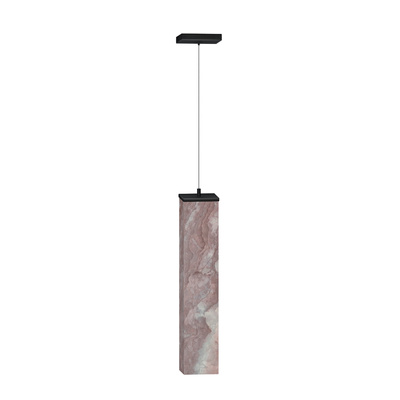 Lampa wisząca Abigali 6614 Marble Stone 606R 25W 3000K 6 x 6 x 50 cm