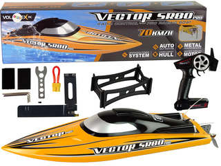 Łódź Motorówka R/C Brushless ARTR SR 80 PRO 74 km/ h Żółta