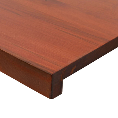 Nakładki na schody 4 szt. 80 x 25 x 2 cm brązowy Drewno bukowe