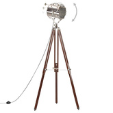 Lampa podłogowa na trójnogu, lite drewno mango, 180 cm