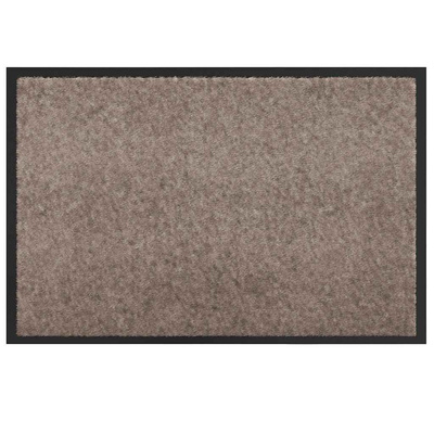 Dywanik drzwiowy Beżowy 60 x 40 x 1.2 cm Tkanina Teddy