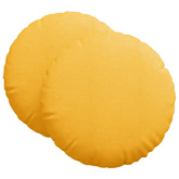 Poduszki na siedziska 2 pcs Jasnożółty ? 80 cm