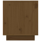 Szafka pod TV, miodowy brąz, 110x35x40,5cm, lite drewno sosnowe vidaXL