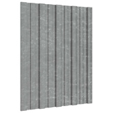 Panel dachowy 36 pcs srebrny 60 x 45 cm Stal galwanizowana