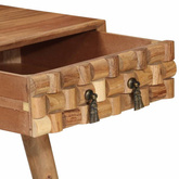 vidaXL Biurko, 115 x 50 x 76 cm, lite drewno akacjowe