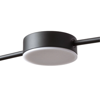 Lampa Wisząca Liniowa Czarna 75cm 18W Abruzzo Gamorra