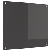 Panel kuchenny Ciemnoszary 70 x 60 cm szkło hartowane