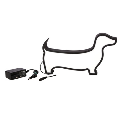 DOG LAMPA lampka stołowa LED IQ KIDS czarny