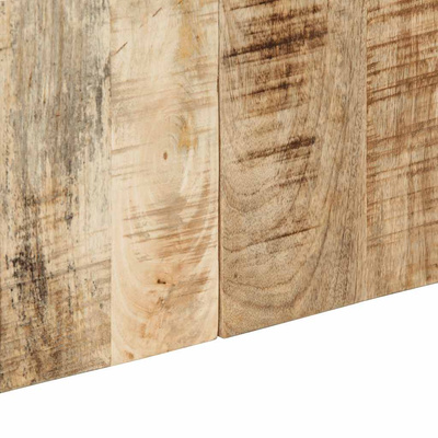 Zagłówek 120 cm lite drewno surowe mango