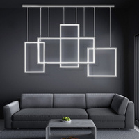 Lampa Led Wiszące Prostokąty 75W biała 4000K DL-G04 BRAGA