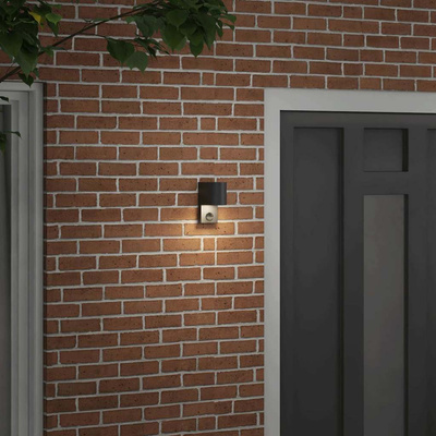 Zewnętrzna lampa ścienna Czarny 12 x 7 x 15 cm Stal nierdzewna