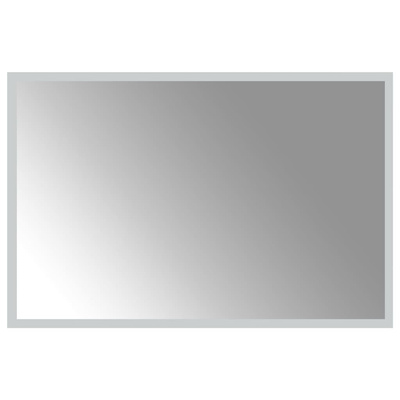 vidaXL Lustro łazienkowe z LED, 60x40 cm