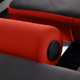 Ławeczka do ćwiczeń 07 czarno czerwona 135144