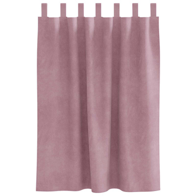 Zasłony zaciemniające 2 pcs Ciemny Róż 140 x 140 cm Aksamit
