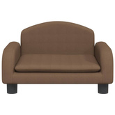 vidaXL Legowisko dla psa, brązowe, 50x40x30 cm, obite tkaniną