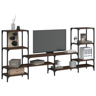 vidaXL Szafka pod TV, brązowy dąb, 206,5x28,5x95 cm