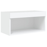 vidaXL Szafka pod TV, z oświetleniem LED, biała, 60x30x30 cm