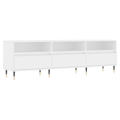 vidaXL Szafka pod TV, biała, 150x30x44,5 cm, materiał drewnopochodny wariant 5