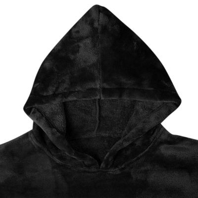 Bluza-koc Czarny S Flanela