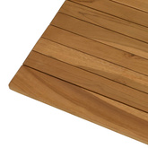 Blat stołu 70 x 70 x 3,5 cm Kwadrat Lite drewno teakowe