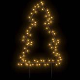 vidaXL Świąteczna choinka na szpikulcach, 80 LED, 60 cm