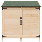 Shed ogrodowy naturalny 106,5 x 56 x 113,5 cm Drewno Świerkowe