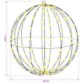 Piłka Ciepła biel 60 x 60 x 62 cm Metal 192 LED