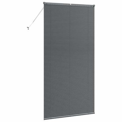 Żaluzje weneckie Ciemnoszary 220 x 110 cm Aluminium
