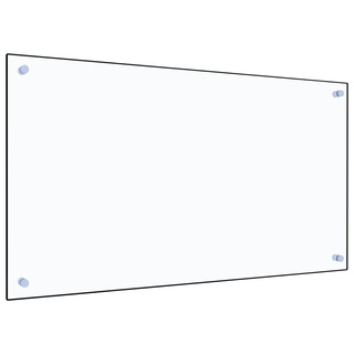 Panel ochronny do kuchni, przezroczysty, 90x50 cm, szkło